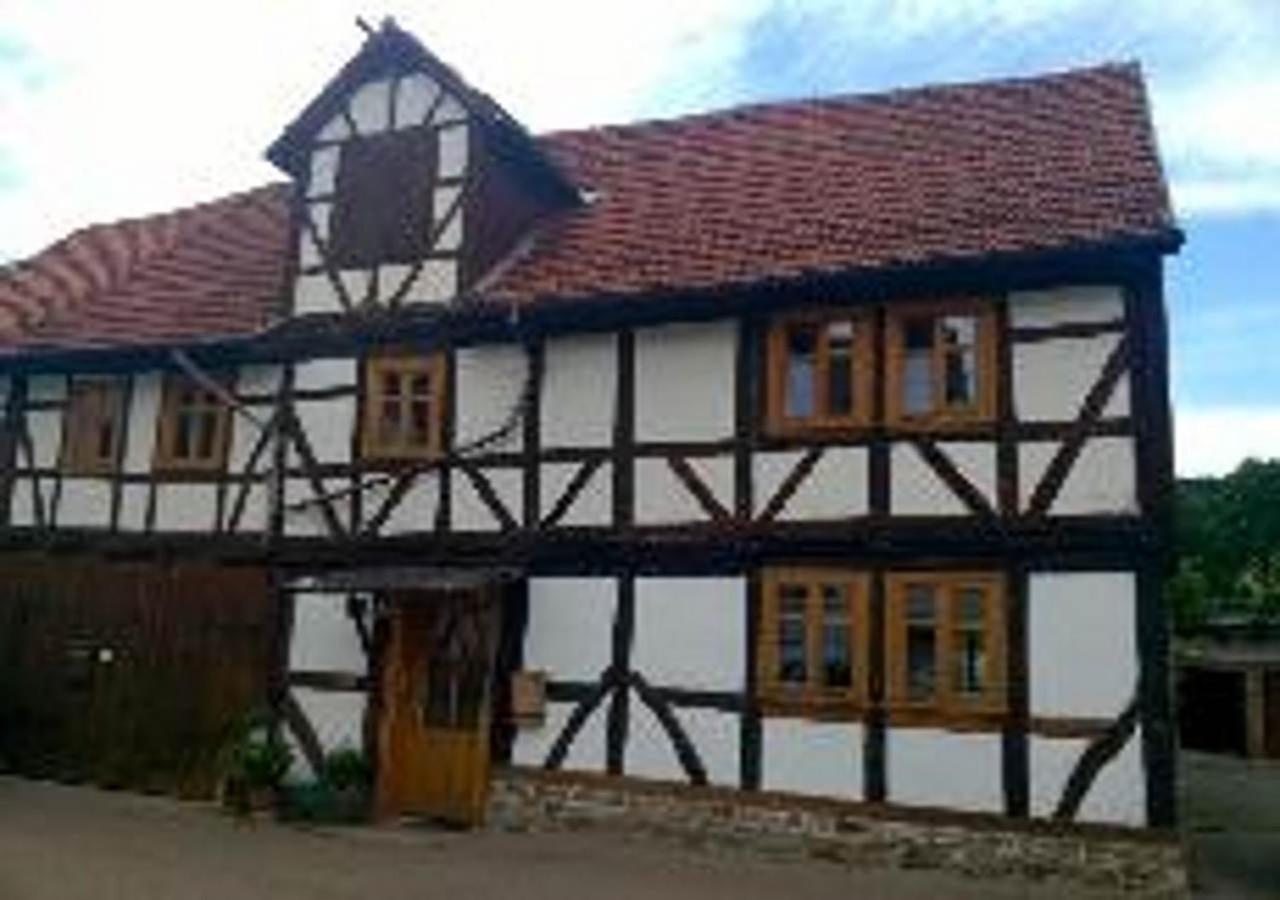 Aeltestes Haus In Quentel - Ferienwohnung 2 Mit Dachterrasse Hessisch Lichtenau Exterior photo
